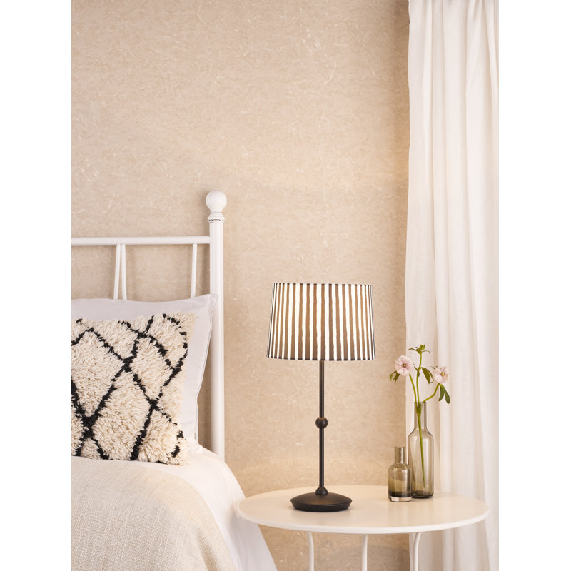 Metal Table Lamp Lamp, Black, Black