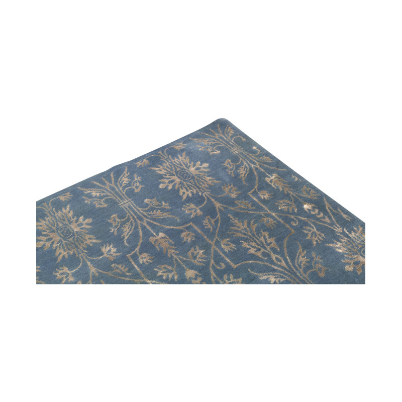 Hand Woven Damask Area Rug