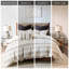 Literie en coton - grand / gris anthracite, 100% coton, style, Bartacks cachés, 2 taies décoratives, édredon élégant double / grand, design moderne décontracté-120945507-120945509