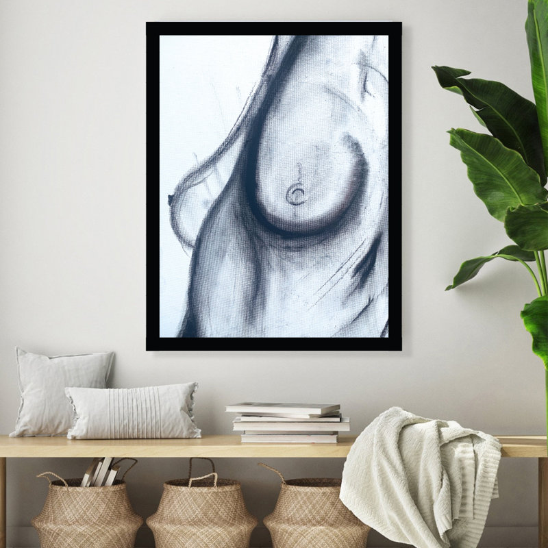 Charcoal Beauty, All Woman - reproduction encadrée