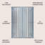 Cincotta Modern Double Stripe Blue/Light Grey Indoor/Outdoor Rug-69806063