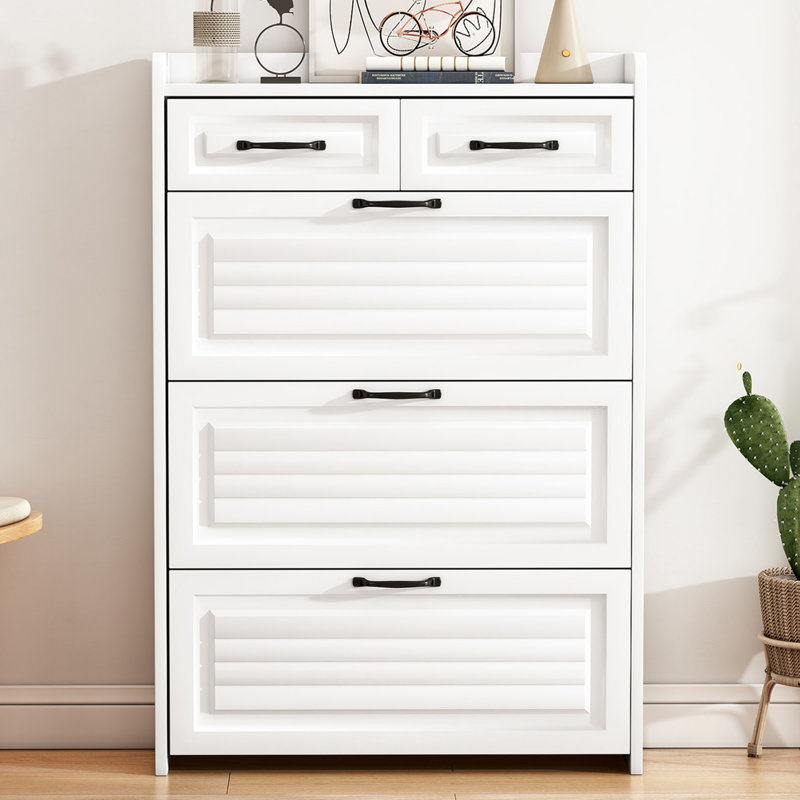 Shoe Storage, White+Black