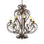 Lustre empire 10 lumières de style bougie Bancora