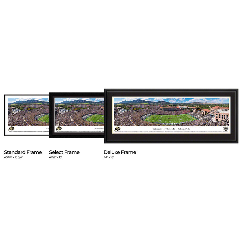 Université du Colorado - Folsom Field, encadré sur papier par James Blakeway