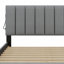 Lit plateforme tapissier avec lit gigogne-1174277246