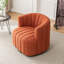 Fauteuil demi-tonneau pivotant rembourré Bryonie-1392196023