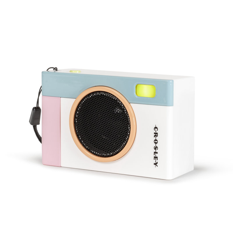 Flashback Portable Bluetooth Speaker, White