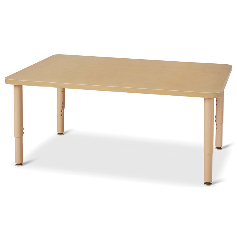 Jonti-Craft® Purpose+ Rectangle Table, 24" H x 48" L x 30" W
