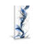 Unframed Vertical Canvas Wall Art Blue White Gold Swirl Fluid Abstract Contemporary Luxury Decor-1940257956