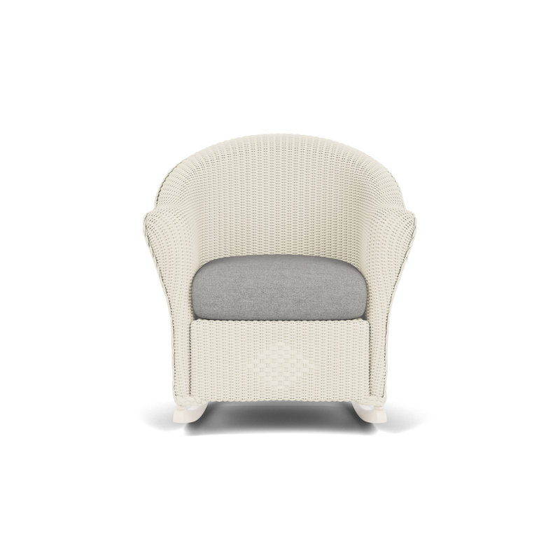 Reflections Outdoor Rocker Chair, Ivory, Demo Stone