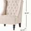 Fauteuil club à dossier haut-231254979