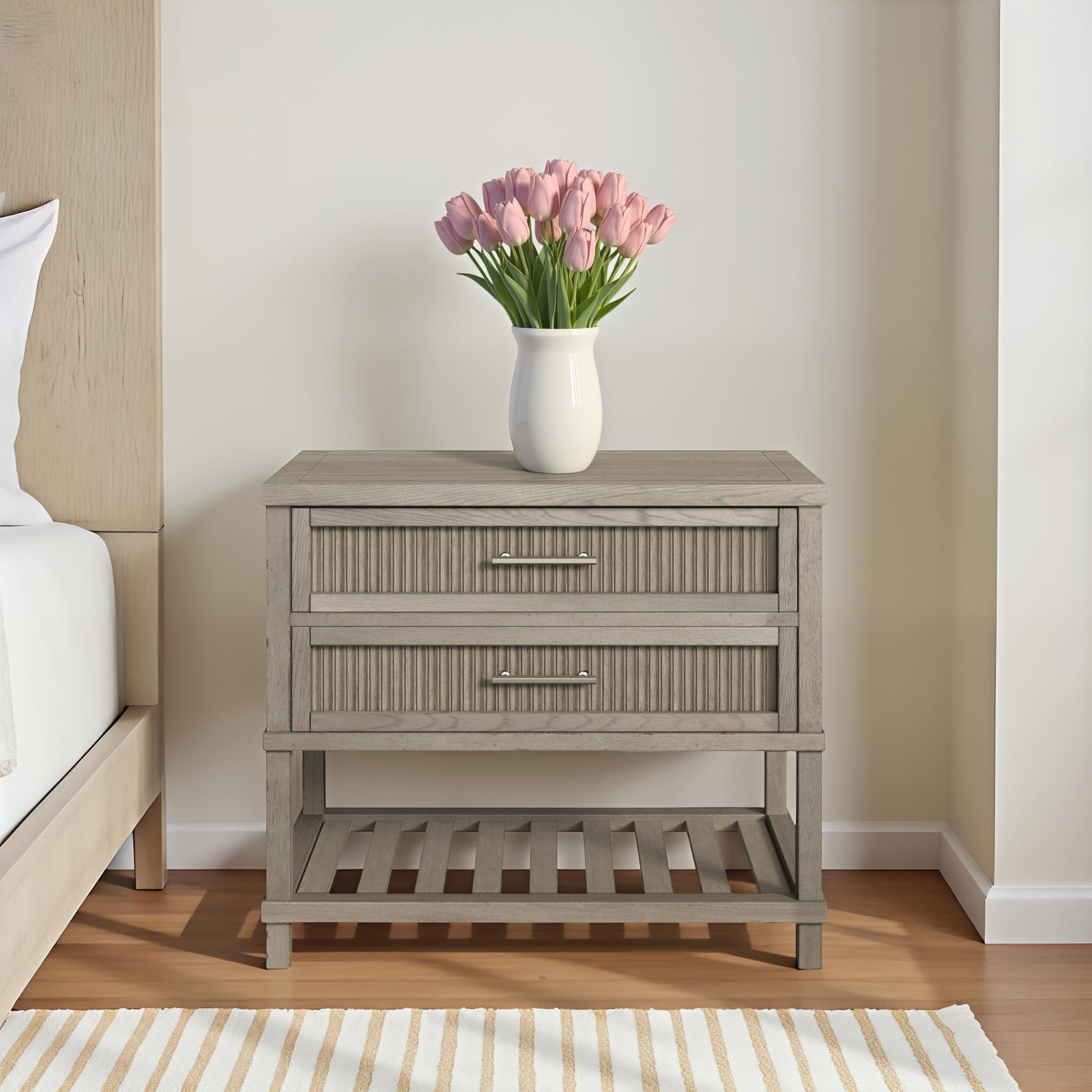 Nevis 2-Drawer Nightstand