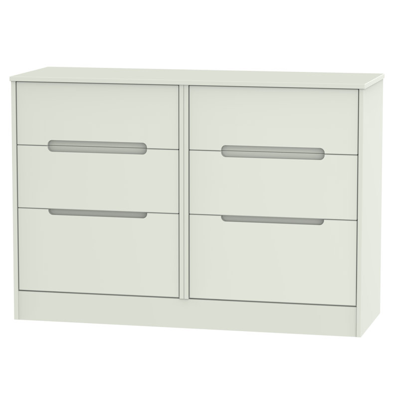 Fully Assembled Vernon 6 Drawer Chest, Kashmir Matt/Kashmir Matt