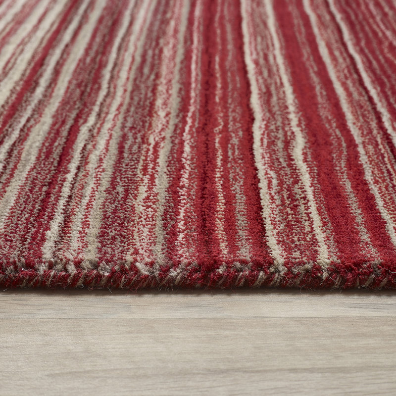 Fine Handwoven Red Rug, Rectangle 80 x 150cm