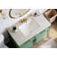 Undermount Bathroom Sink Rectangle, 20'' x 15'' Inch Rectangular Vessel Sink with Overflow, White Ceramic Under Counter Sink for Bathroom