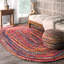 Tapis multicolore en coton tressé à la main bohème-1448969512