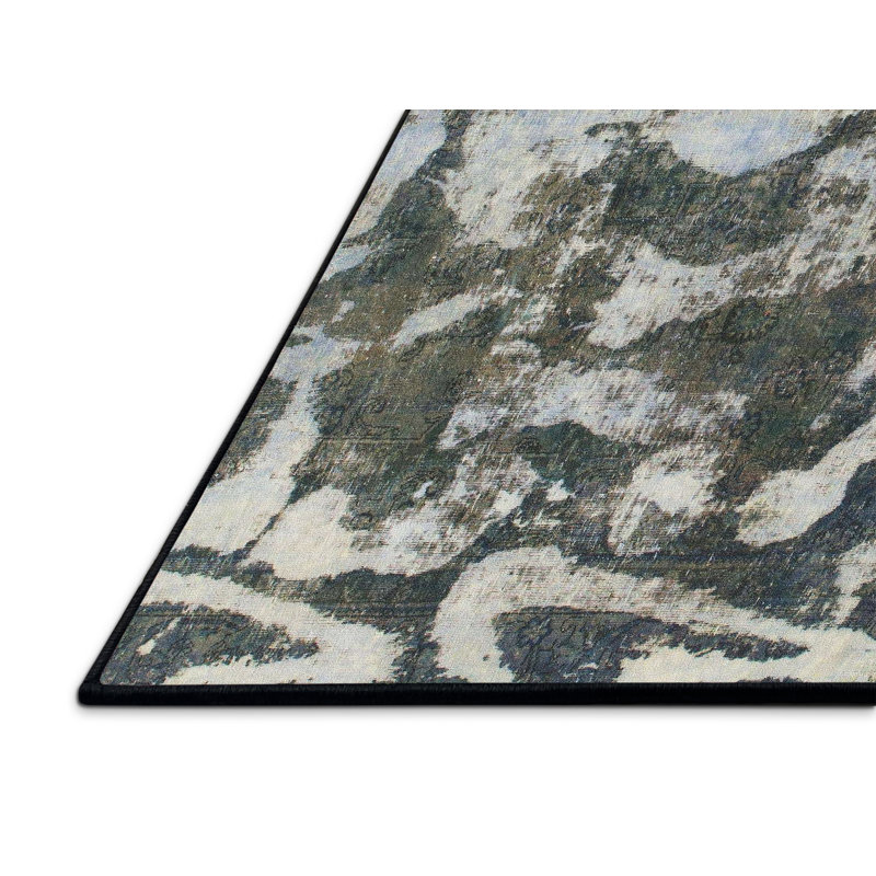 Abstract Indoor Rug, Rectangle 5' x 7'