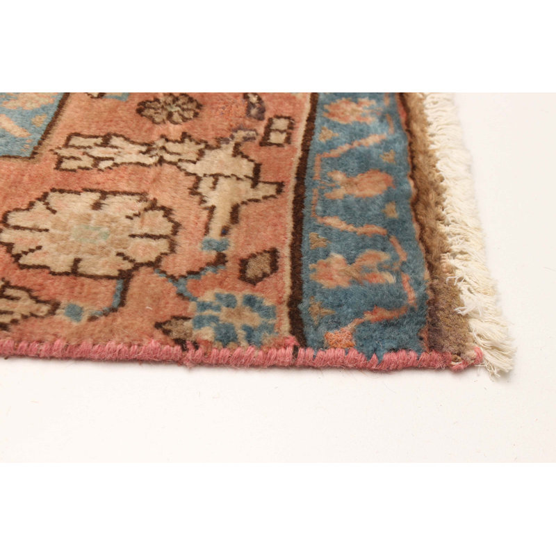 Tapis brun noué à la main unique 4 pi 8 po x 10 pi 2 po Andelz