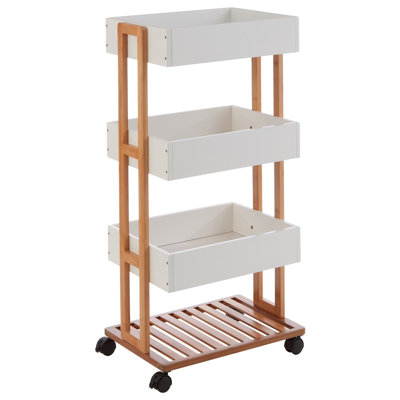 Bailar Solid Wood Bar Cart