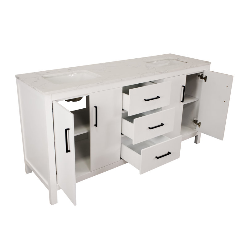 Ericdaniel 72" Double Bathroom Vanity