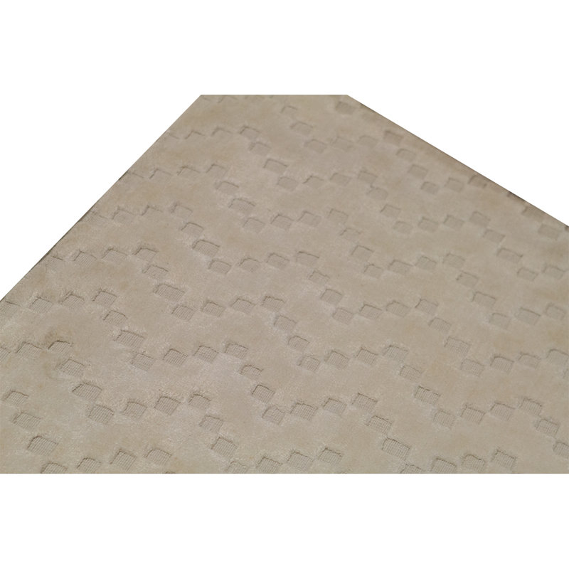 Linen Chevron Area Rug