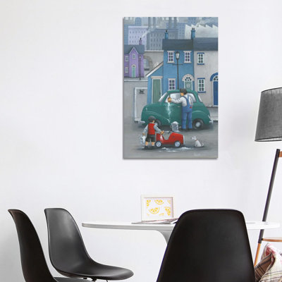 Like Father.. by Peter Adderley - Wrapped Canvas Gallery-Wrapped Canvas Giclée