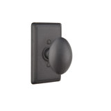 Savannah Oval Knob with Rectangle Rosette