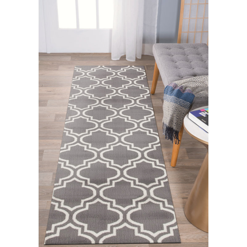 Geometric Indoor Rug, Runner 2' x 7'2"
