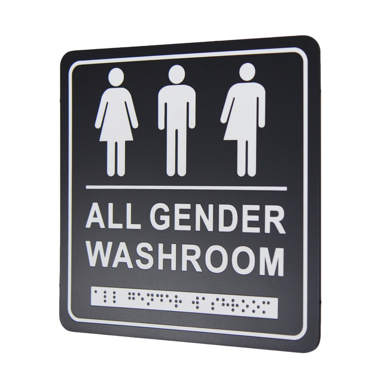 Signalisation de genre neutre dans la salle de bain
