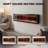 Wall Mounted/Recessed-In Electric Fireplace With Smart WIFI-643953033