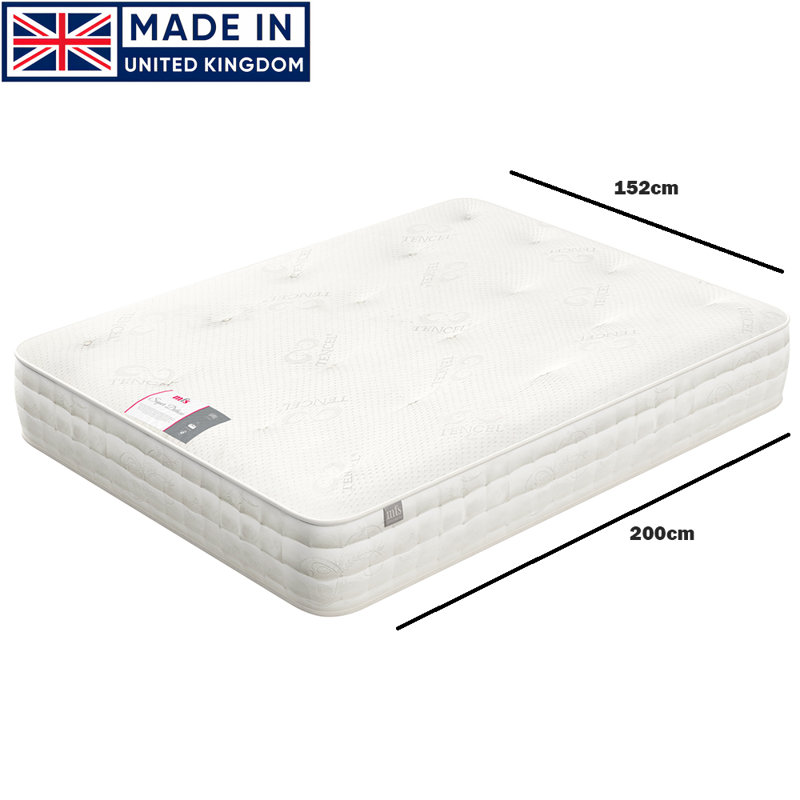 Super Deluxe Pocket Sprung 1000 Mattress, Kingsize (5')