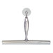 iDesign 58740 Shower Squeegee, 12 in Blade, 7-1/2 in OAL, Clear