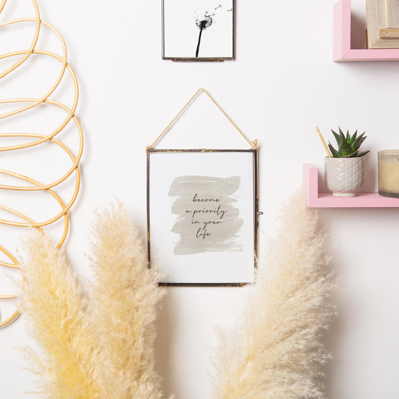 Nicola Spring - Hanging Metal Photo Frames, 8" x 10", Rectangle, 2