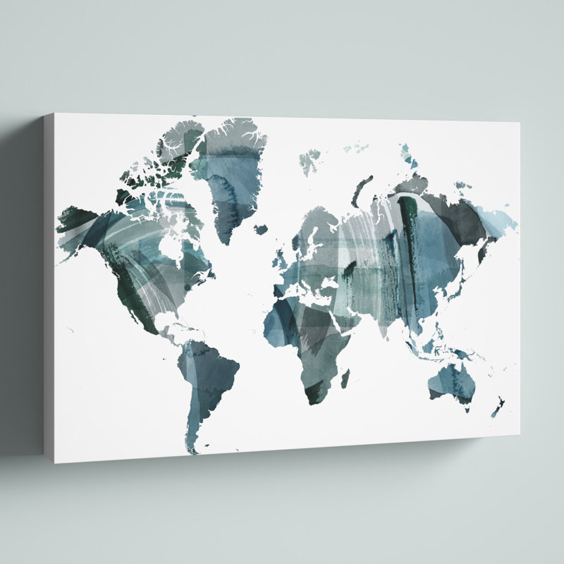 «World Wash» par Grace Popp - impression sur toile tendue, H 8 po x l 12 po