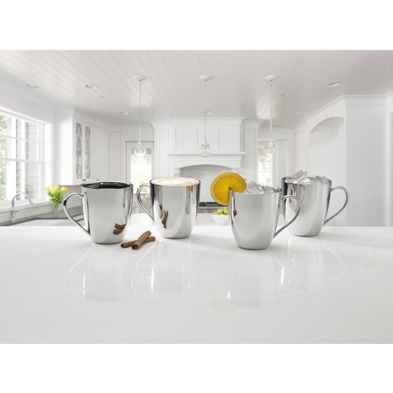 Double Wall Stainless Steel Mugs, 4