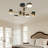 LED Ceiling Light Black Ceiling Light with Remote Modern Ceiling