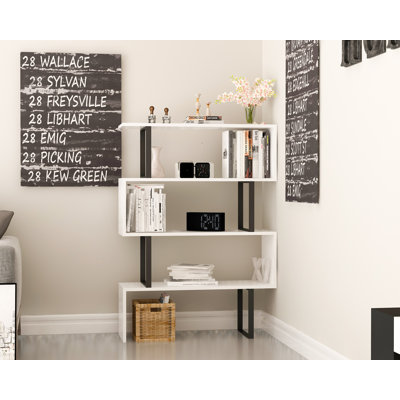 Genavie Geometric Bookcase