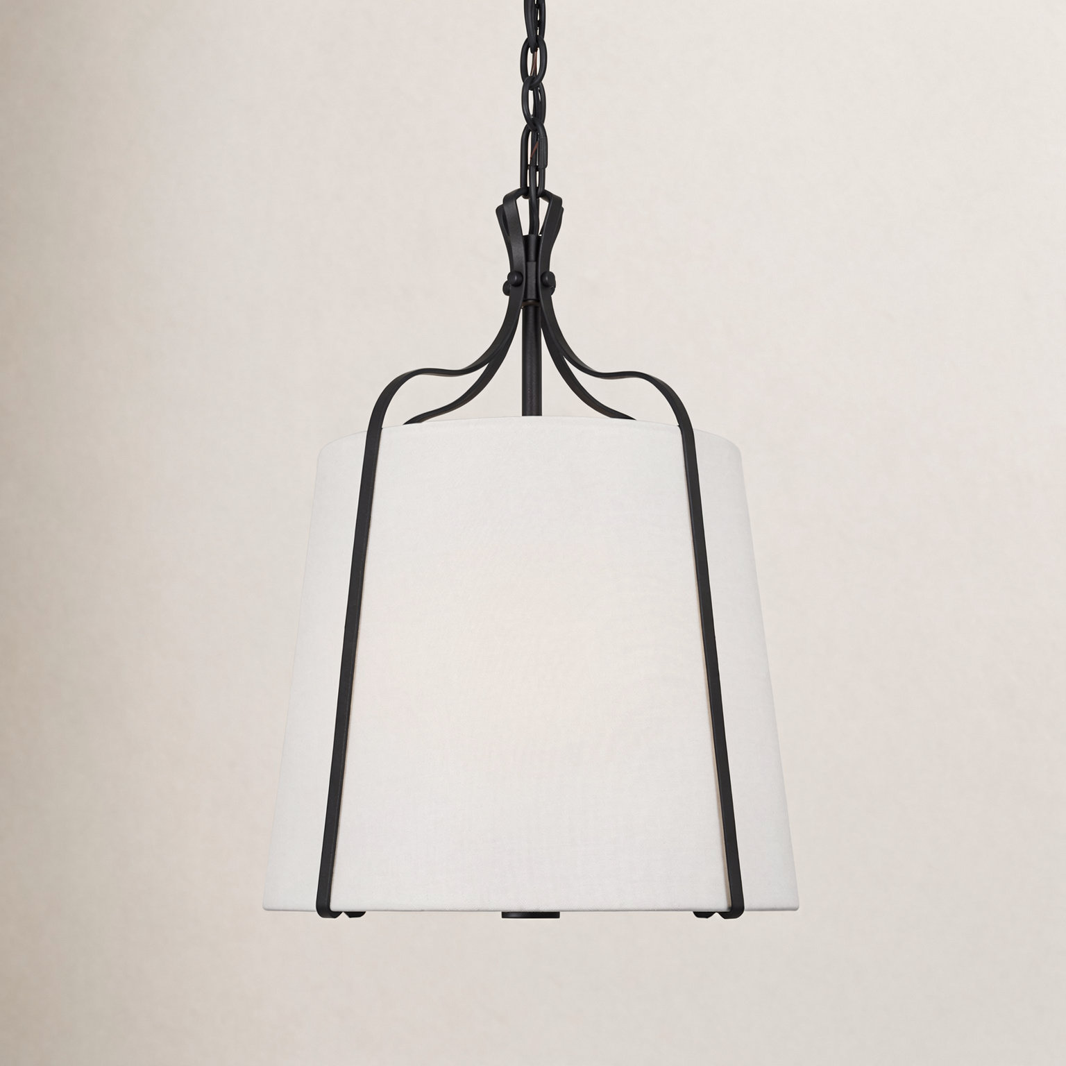 Latika Single Light Bell Pendant, 19.63" H x 14.25" W x 14.25" D, Smith Steel