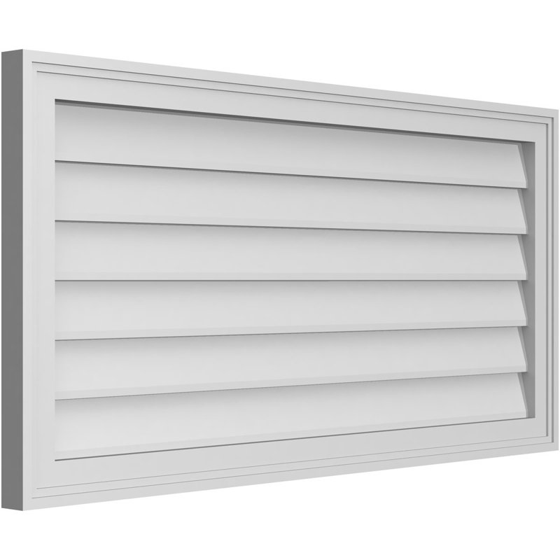 Brickmould Frame, Primed Tan, 20" H x 40" W x 1.5" D