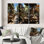 «Country Club Outdoor Dining», 3 pièces sur toile