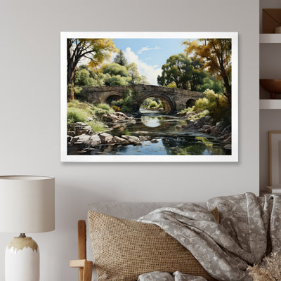 Bashayer Green Bridge Serene Arch II sur impression sur toile