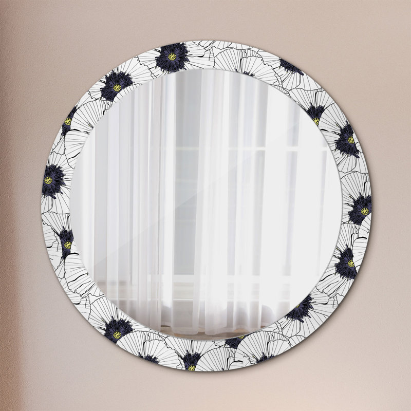 Huldar Glass Flat Wall Mirror