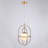Fischer 1 - Light Bronze Gold Single Pendant