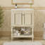 Armoire de salle de bain avec tablette ouverte et rangement fermé-1651847220