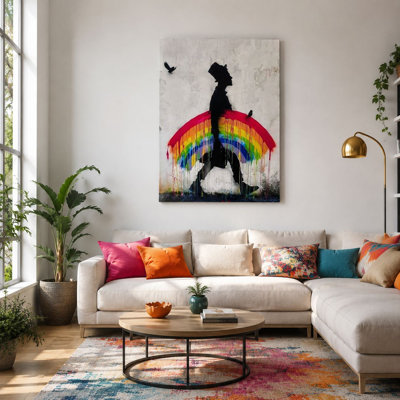 Peinture décorative sur toile