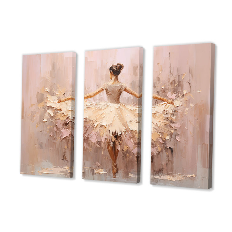 Gagarine - ensemble d'art sur toile Ballet, H 40 po x l 60 po