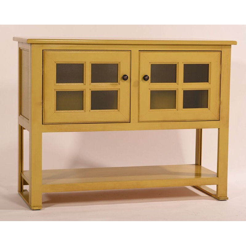 Ansela 42'' Console Table, European Cherry