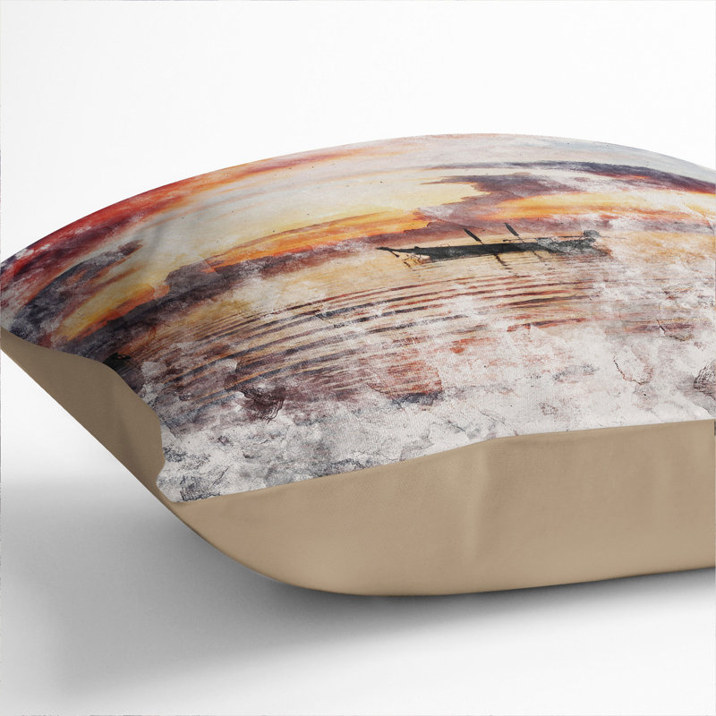 Square Cushion, 55cm H x 55cm W x 20cm D, Stone