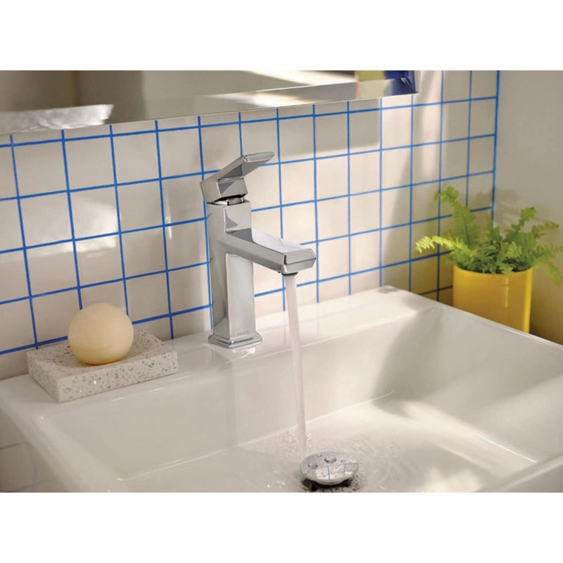Neese Single Hole Bathroom Faucet with Push Down Drain Assembly