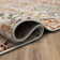 Ingleby Red Distressed Ornamental Area Rug